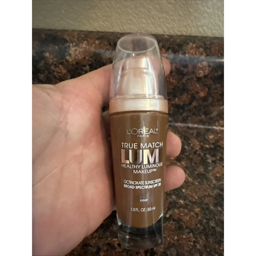 L'oreal-TRUE MATCH-LUMI Foundation-Makeup-SPF 20-C7-8 NUT BROWN/COOL-1 OZ.-NEW!